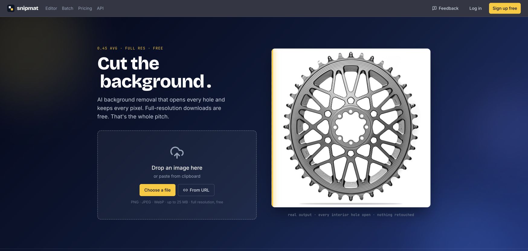 snipmat landing_page
