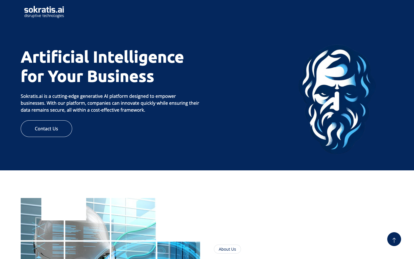 Sokratis landing_page