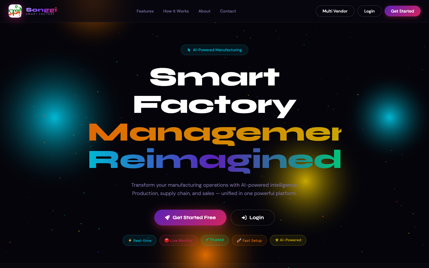 Songgi homepage screenshot