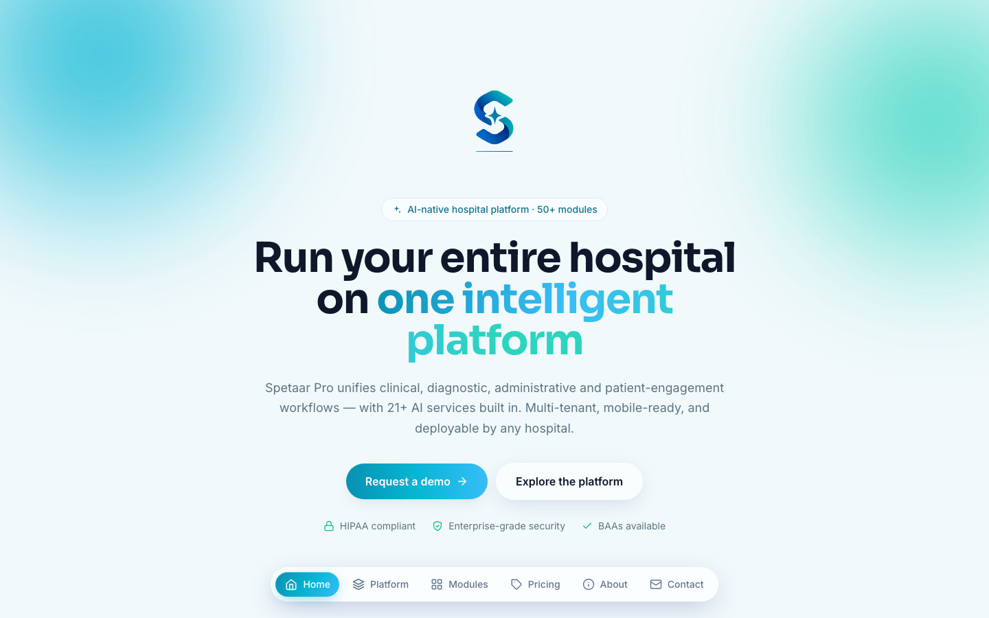 Spetaar Pro landing_page