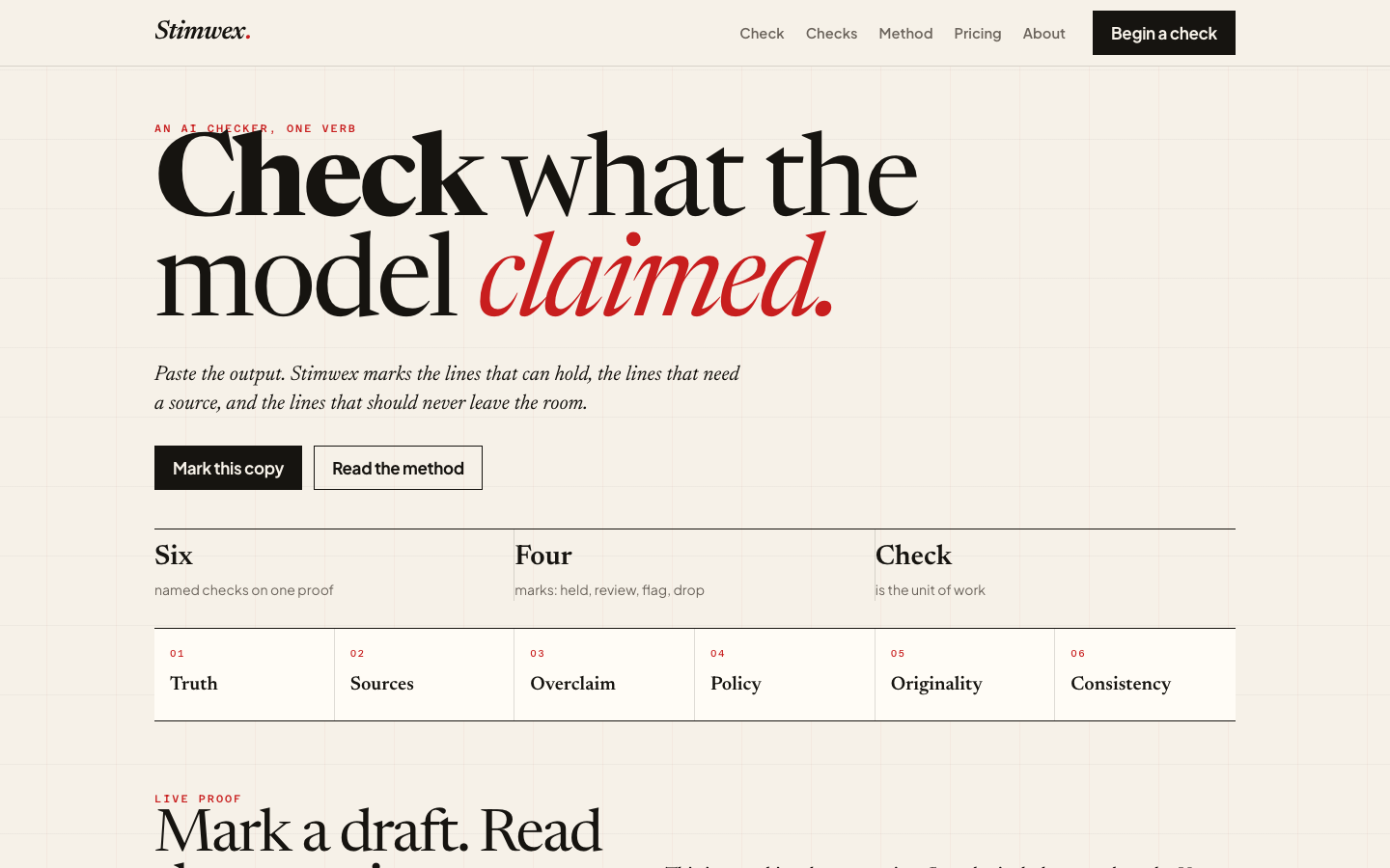 Stimwex homepage screenshot