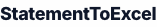 StatementToExcel Logo