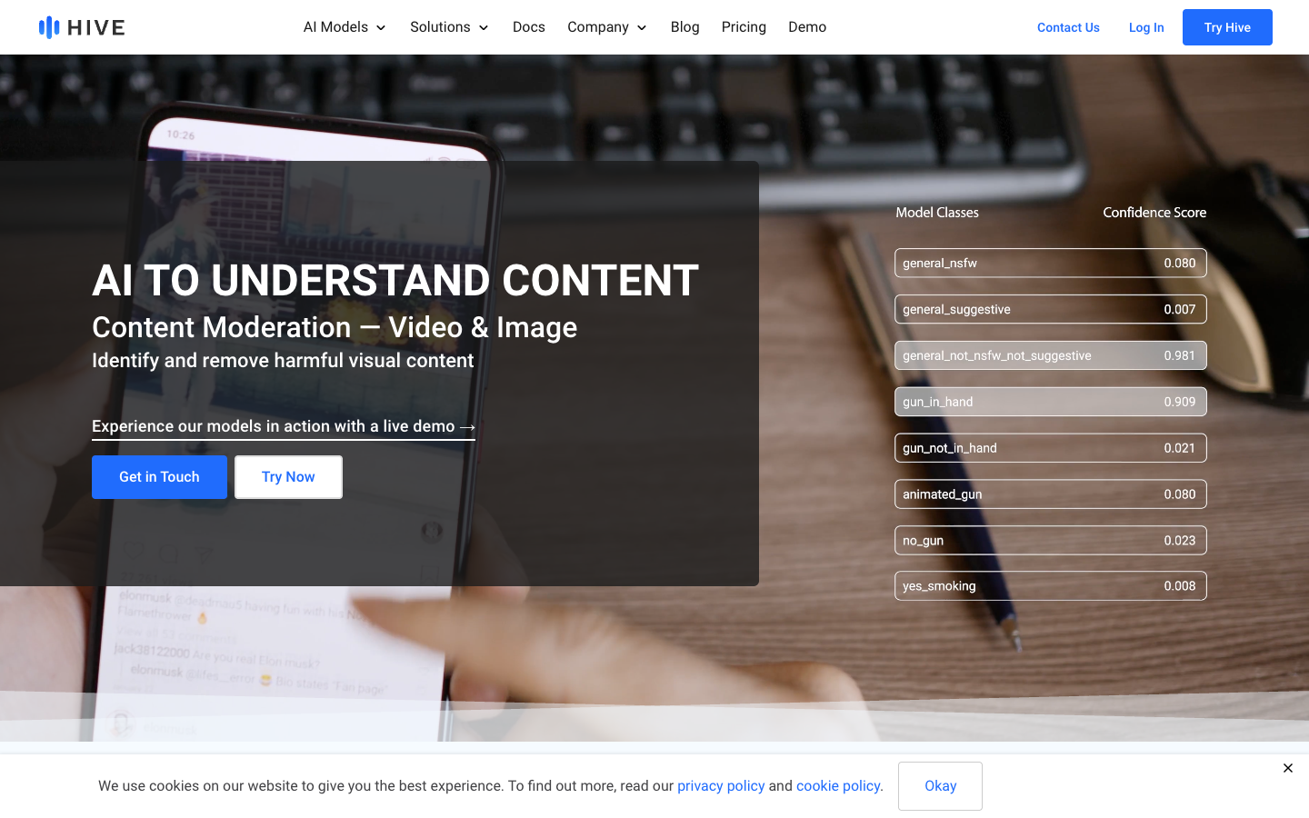 AI to Understand, Search, and Generate Content landing_page