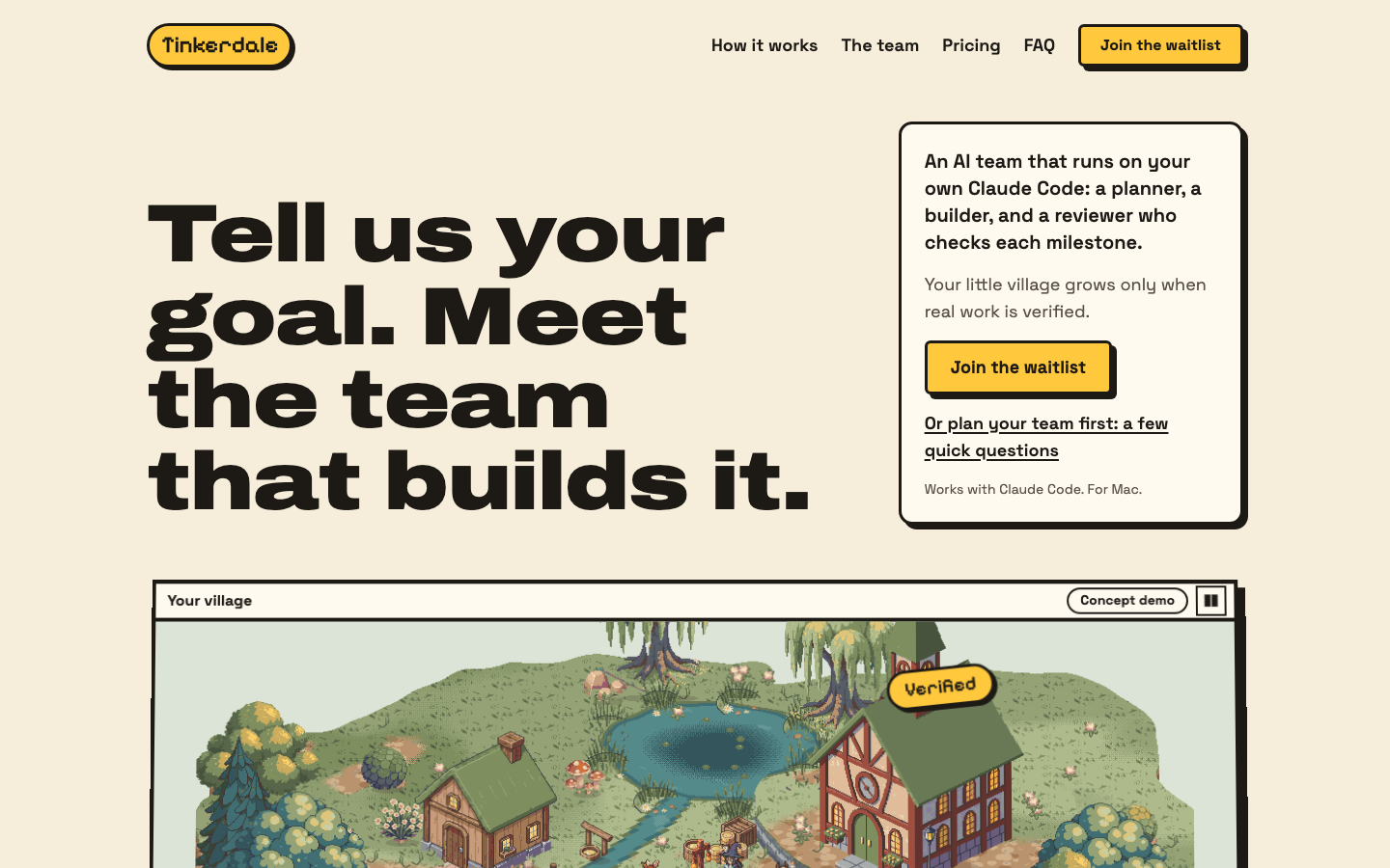 Tinkerdale landing_page