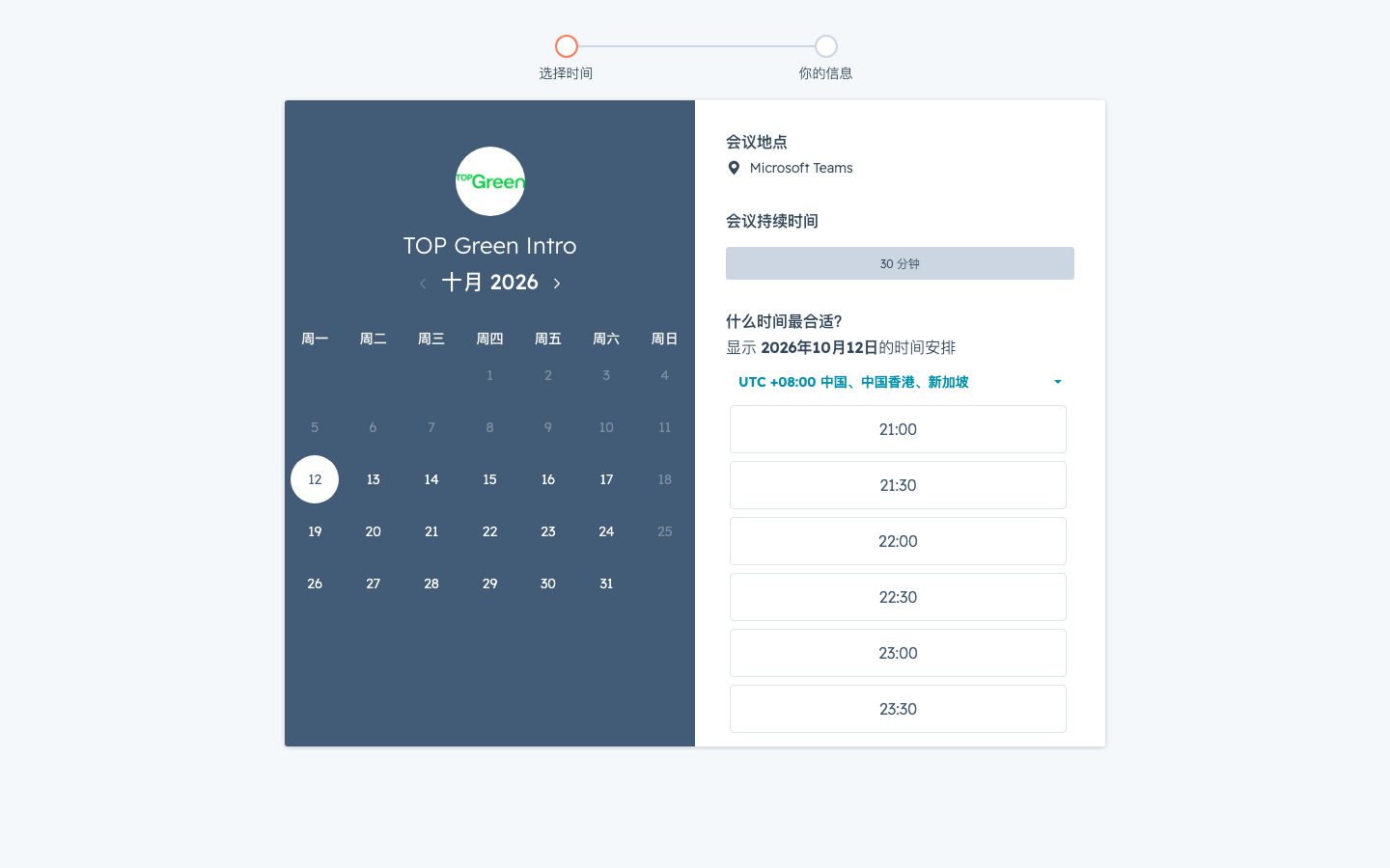 TopGreen homepage screenshot