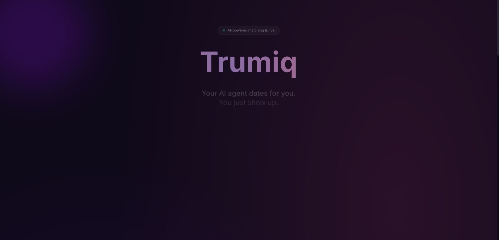 Trumiq 首页截图