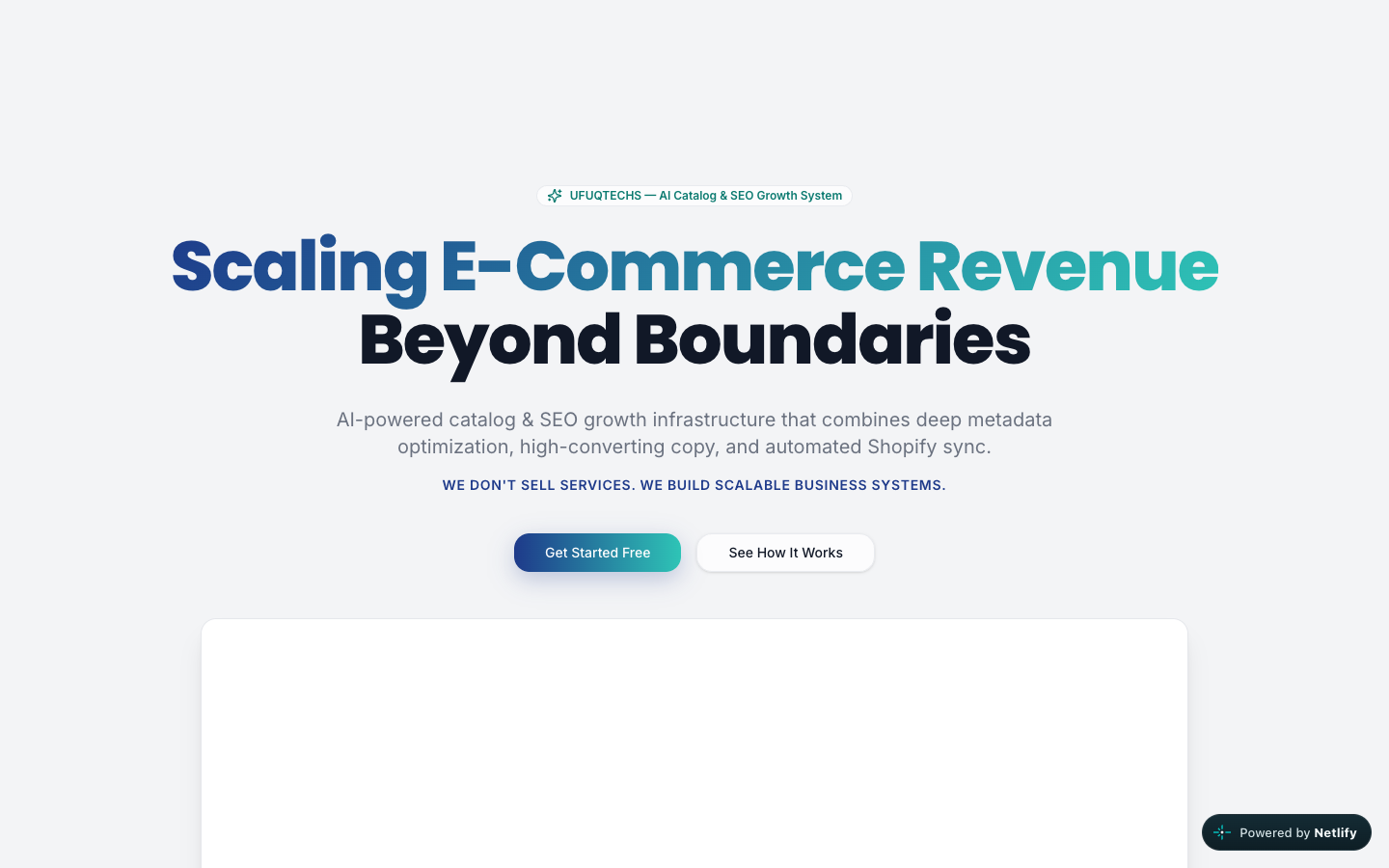 UFUQTECHS landing_page
