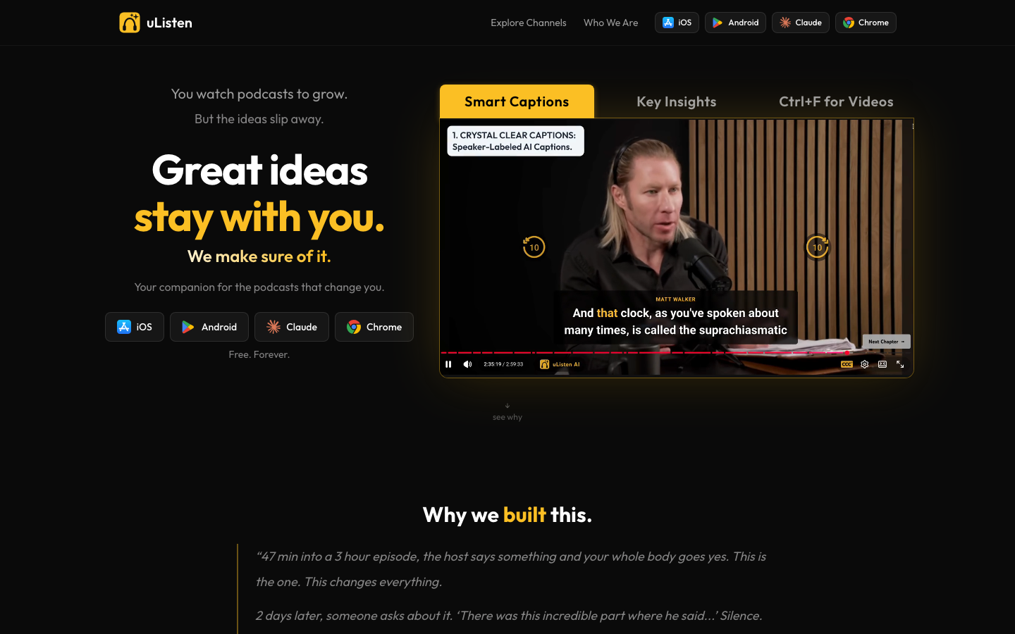 uListen landing_page
