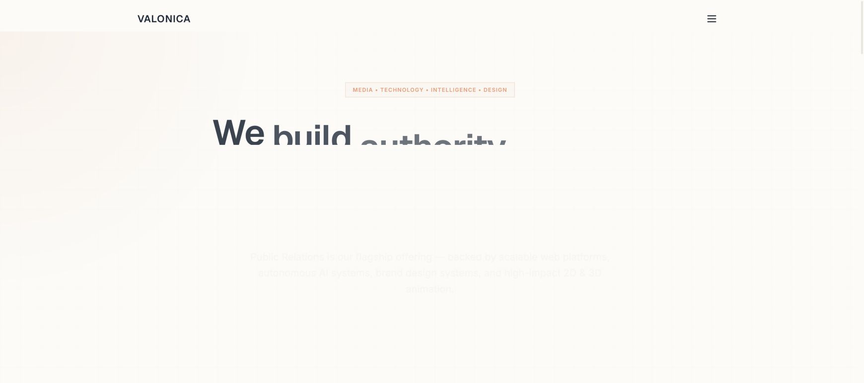 Valonica landing_page