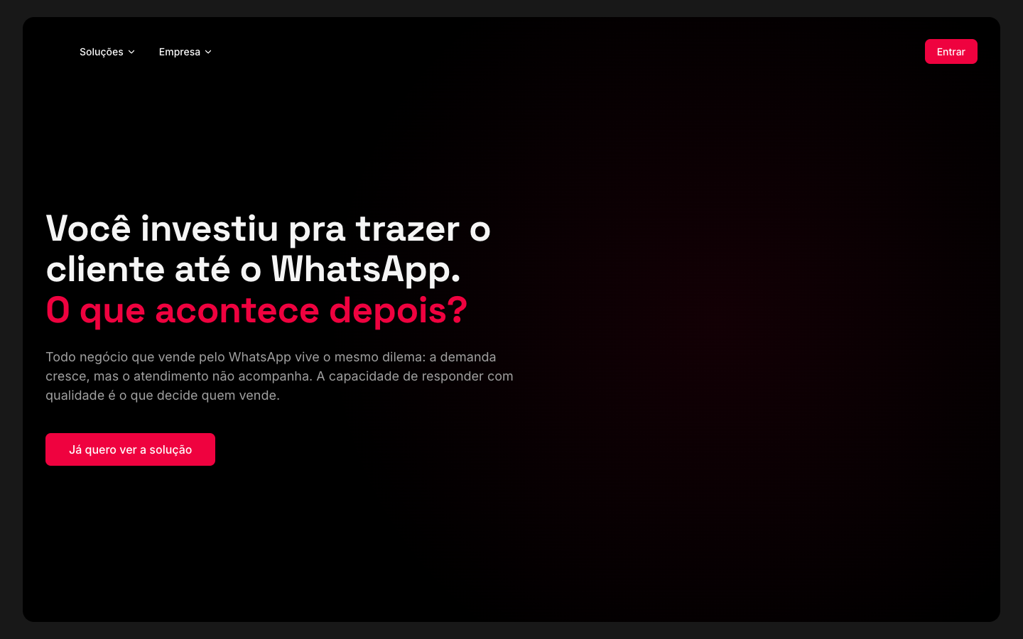 Venda Power homepage screenshot