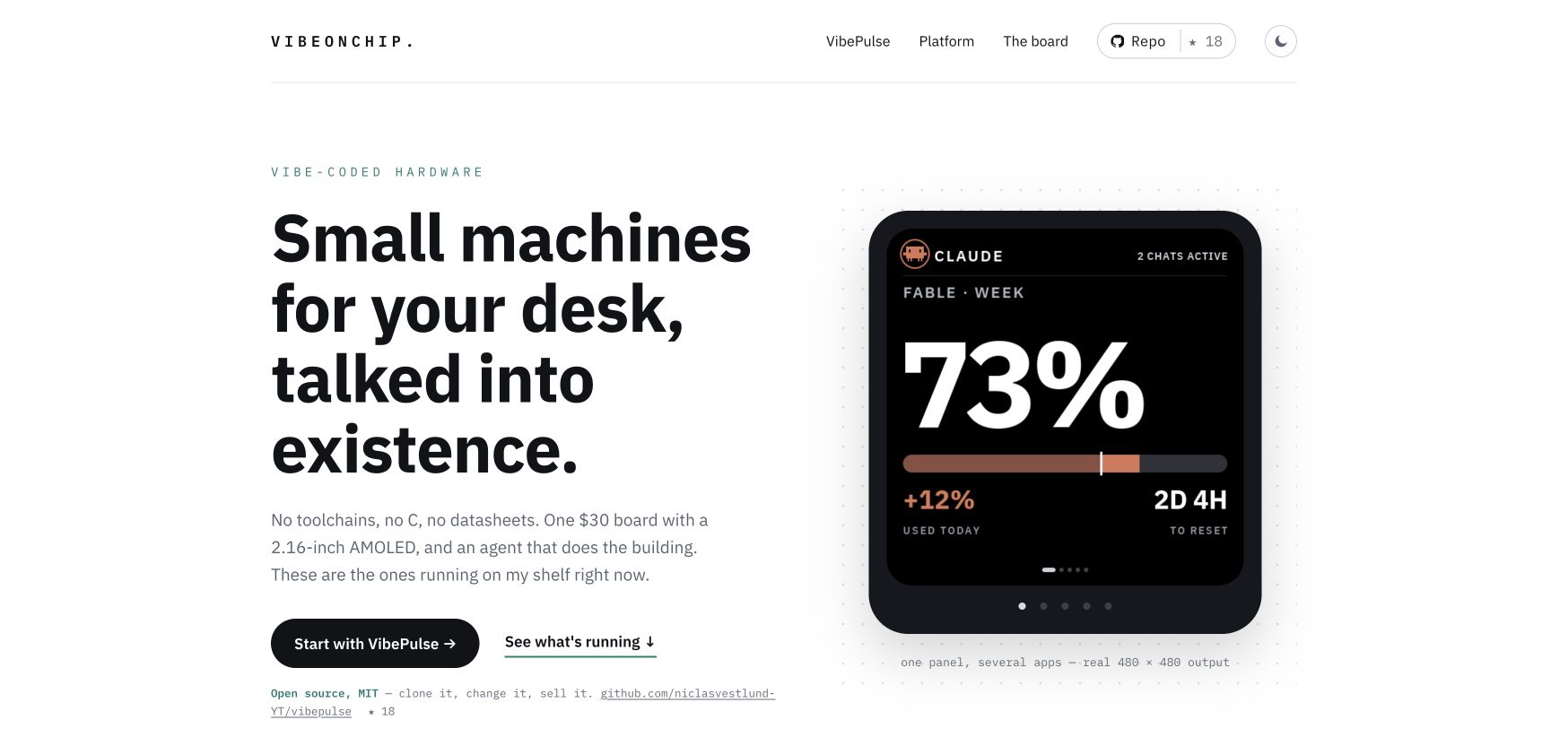 VIBEONCHIP landing_page