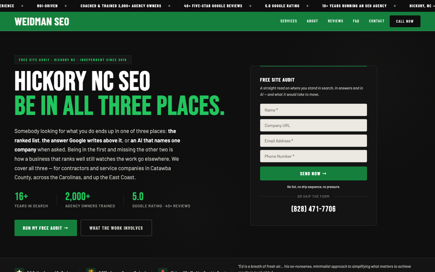 Weidman SEO landing_page