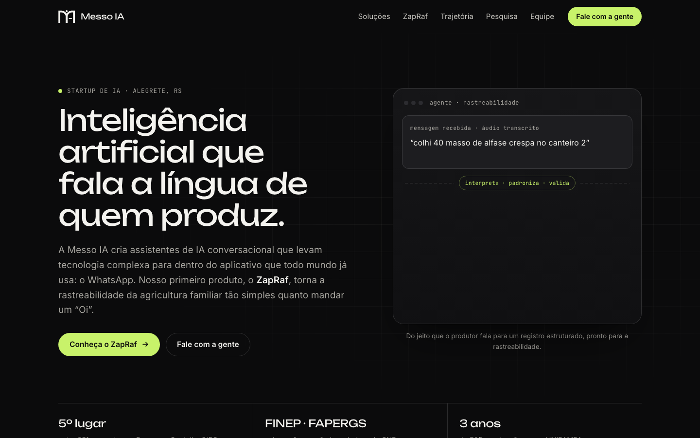 ZapRaf homepage screenshot