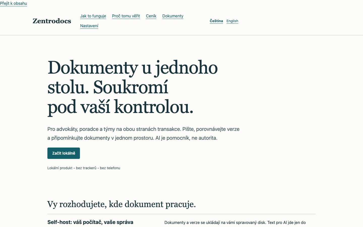 Zentrodocs landing_page