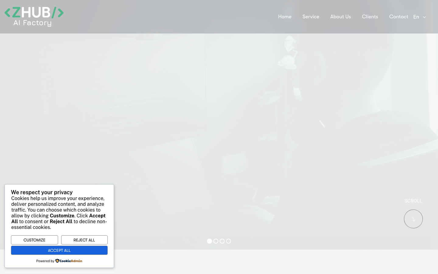 Zhub landing_page