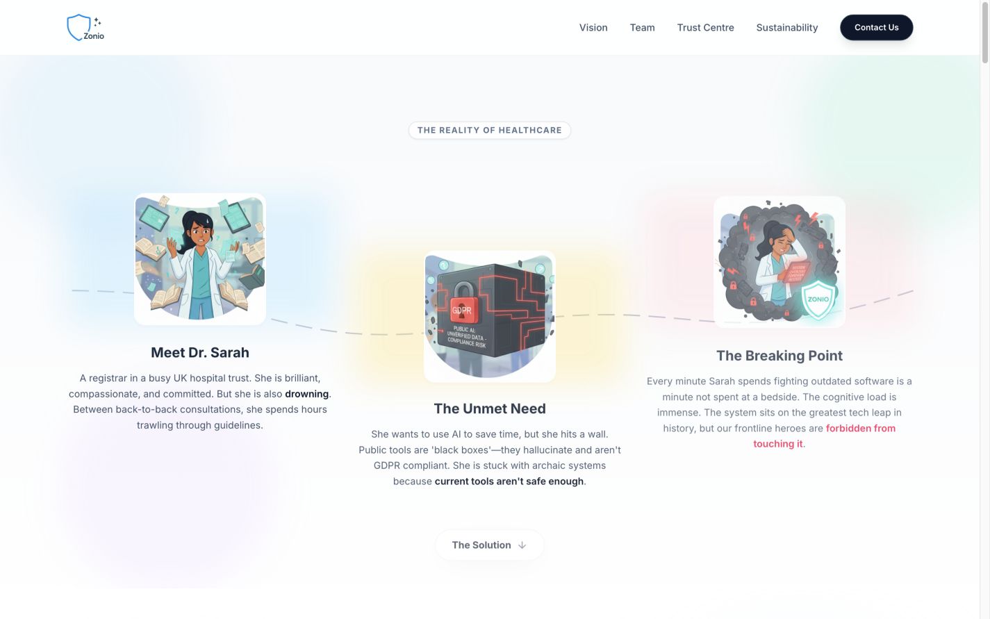 Zonio 首页截图